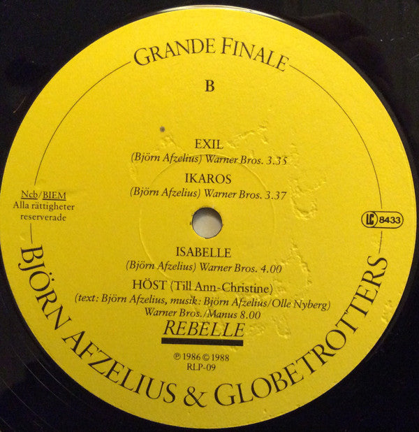 Björn Afzelius & Globetrotters : Grande Finale (2xLP, Album, RE)