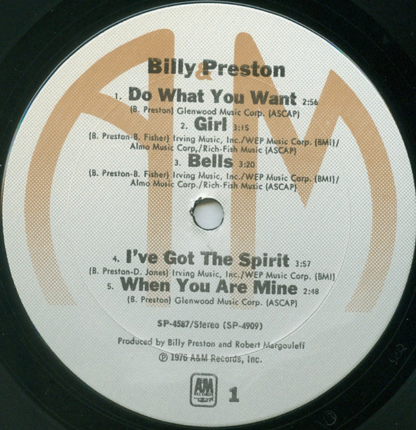 Billy Preston : Billy Preston (LP, Album)