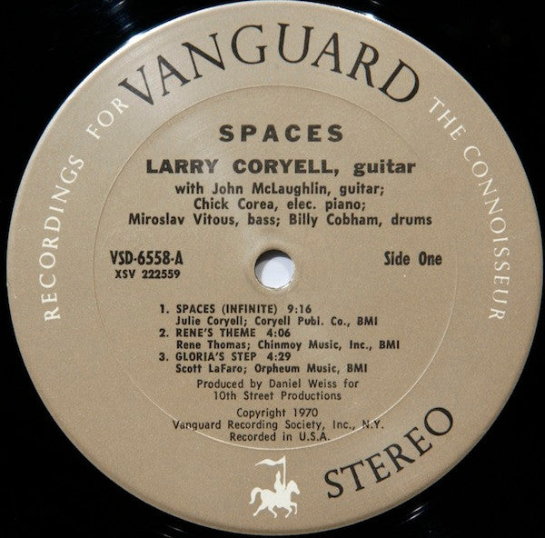 Larry Coryell : Spaces (LP, Album, RP, Pit)