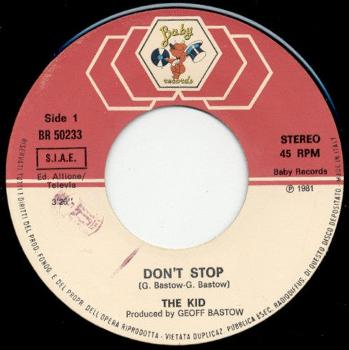 K.I.D. : Don't Stop (7")