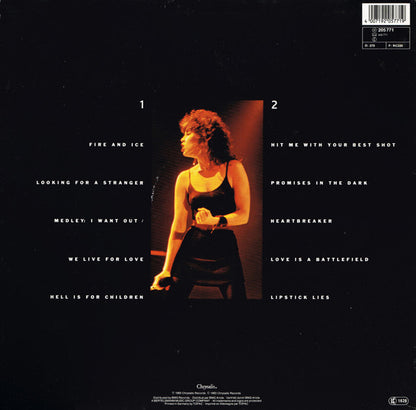 Pat Benatar : Live From Earth (LP, Album, RE, Whi)