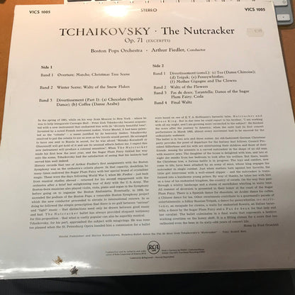 Pyotr Ilyich Tchaikovsky / The Boston Pops Orchestra : Tchaikovsky The Nutcracker, Op. 71 (Excerpts) (LP, Album, RE)