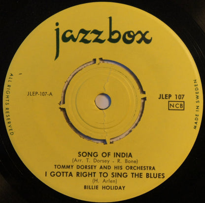 Various : Song Of India / I Gotta Right To Sing The Blues / Uptown Cafe Blues / Carnegie Jump (7", EP)