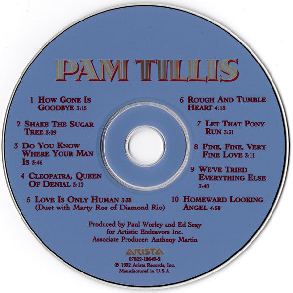 Pam Tillis : Homeward Looking Angel (CD, Album)