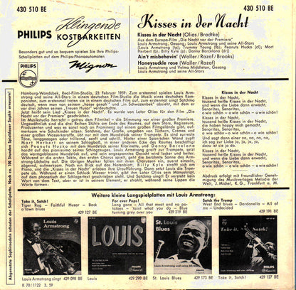 Louis Armstrong : Kisses In Der Nacht (7", EP)