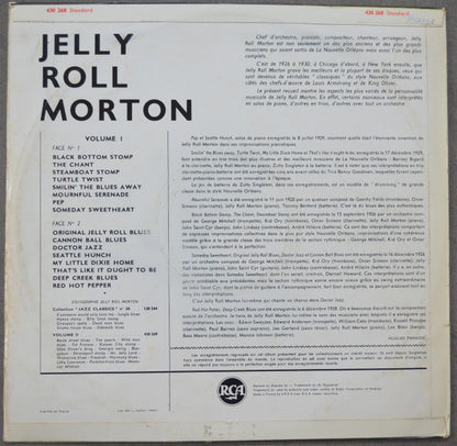 Jelly Roll Morton : Volume 1 (LP, Comp, Mono, RP, Bla)