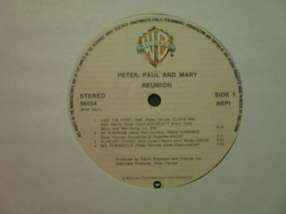 Peter, Paul & Mary : Reunion (LP, Album)