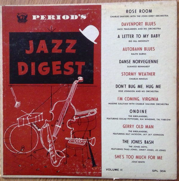 Various : Jazz Digest (LP, Comp, Mono)