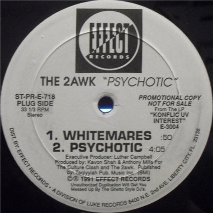 The 2awk : Psychotic (12", Promo)