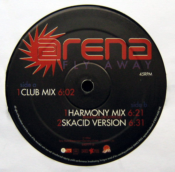 Arena (4) : Fly Away (12")