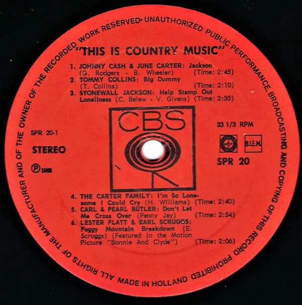 Various : This Is Country Music (LP, Comp)