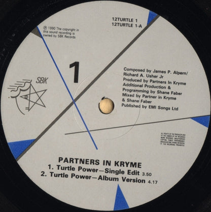 Partners In Kryme : Turtle Power (12", Single)