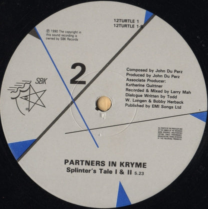 Partners In Kryme : Turtle Power (12", Single)