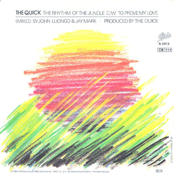 The Quick : The Rhythm Of The Jungle (7", Single)