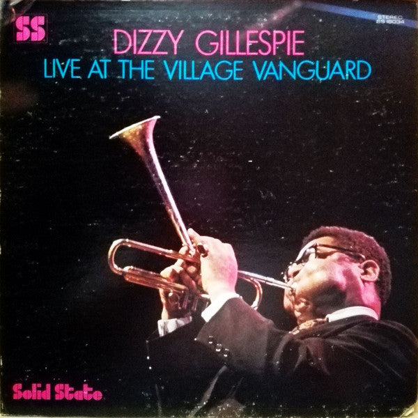 Dizzy Gillespie : Live At The Village Vanguard (LP, Album, RE, Gat)