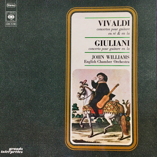 Mauro Giuliani (2), Antonio Vivaldi, John Williams (7) / English Chamber Orchestra : Vivaldi - Giuliani: Concertos Pour Guitare (LP)