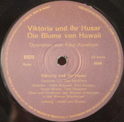 Paul Abraham, Wiener Volksopernorchester : Die Blume Von Hawaii / Viktoria Und Ihr Husar (LP)