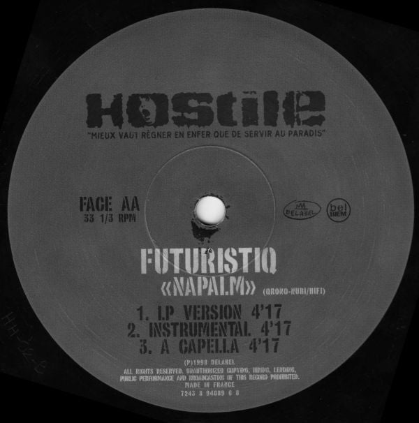 Hamed Däye Feat. Lino / Futuristiq : Independance Daye / Napalm (12")