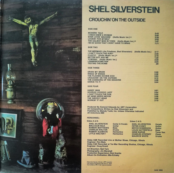 Shel Silverstein : Crouchin' On The Outside (2xLP, Comp)