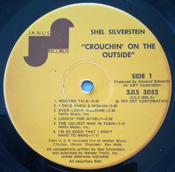 Shel Silverstein : Crouchin' On The Outside (2xLP, Comp)