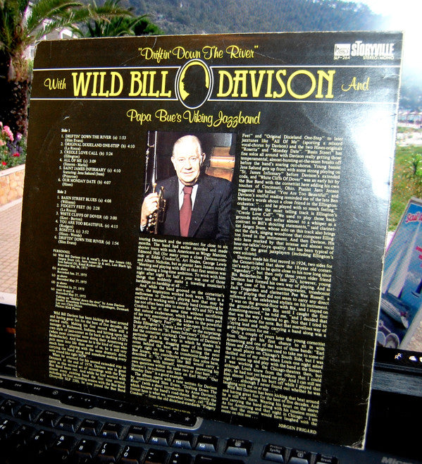 Wild Bill Davison And Papa Bue's Viking Jazz Band : Driftin' Down The River (LP, Album)