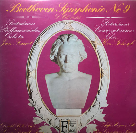 Ludwig van Beethoven, Rotterdams Philharmonisch Orkest, Jean Fournet, Rotterdamer Conservatoriums Chor, Kees Stolwijk : Symphonie Nr. 9 D-Moll Op. 125 (2xLP, Album)