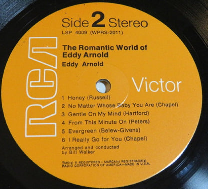 Eddy Arnold : The Romantic World Of Eddy Arnold (LP, Album, RP)