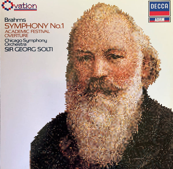 Johannes Brahms, The Chicago Symphony Orchestra, Georg Solti : Symphony No. 1 / Academic Festival Overture (LP, RM)