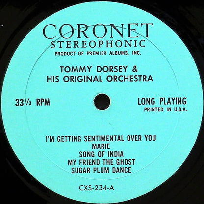 Tommy Dorsey And His Orchestra : Tommy Dorsey And His Original Orchestra (LP, Album)