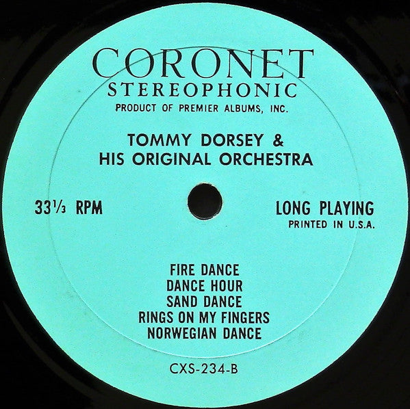 Tommy Dorsey And His Orchestra : Tommy Dorsey And His Original Orchestra (LP, Album)