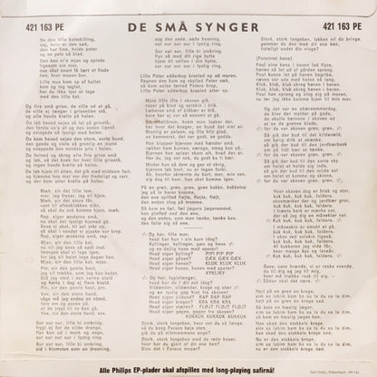 Nyborg-Jensen Pigerne, Asta Land : De Små Synger 1 & 2 (7", EP, Mono)