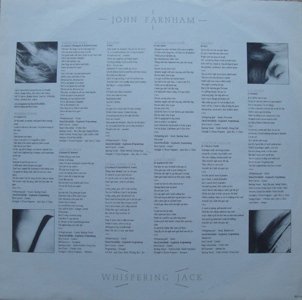 John Farnham : Whispering Jack (LP, Album)