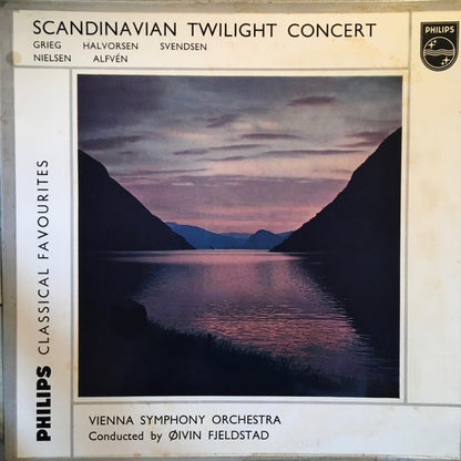 Edvard Grieg, Johan Halvorsen, Johan Svendsen, Carl Nielsen, Hugo Alfvén, Wiener Symphoniker, Øivin Fjeldstad : Scandinavian Twilight Concert (LP, Mono)