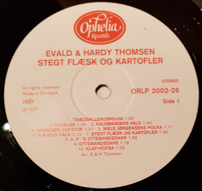 Evald Thomsen & Hardy Thomsen : Stegt Flæsk Og Kartofler (LP, Album)