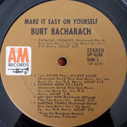 Burt Bacharach : Make It Easy On Yourself (LP, Album)