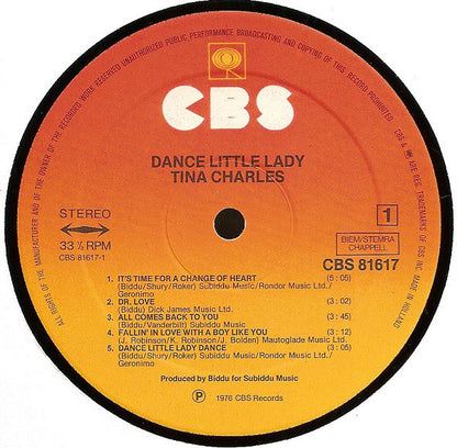 Tina Charles : Dance Little Lady (LP, Album)