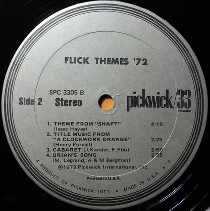 Unknown Artist : Flick Themes '72 (LP, Comp)