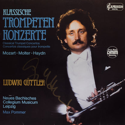 Leopold Mozart, Johann Melchior Molter, Joseph Haydn / Ludwig Güttler, Neues Bachisches Collegium Musicum Leipzig, Max Pommer : Klassische Trompetenkonzerte (LP)