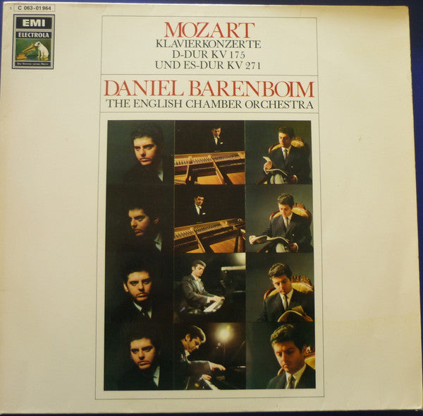 Wolfgang Amadeus Mozart - Daniel Barenboim, English Chamber Orchestra : Klavierkonzerte D-dur KV 175 Und Es-dur KV 271 (LP)