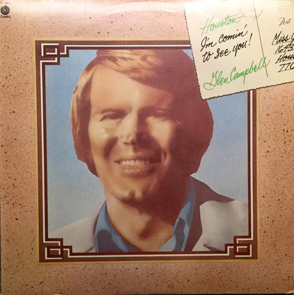 Glen Campbell : Houston (I'm Comin' To See You!) (LP, Album, Win)