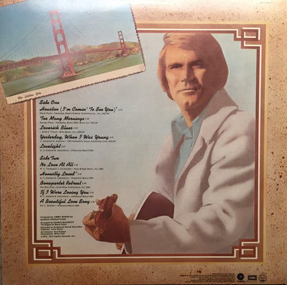 Glen Campbell : Houston (I'm Comin' To See You!) (LP, Album, Win)