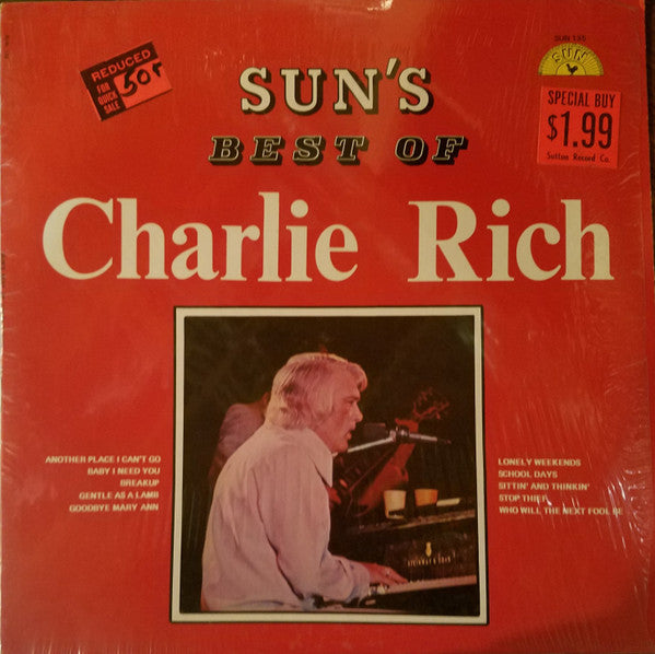 Charlie Rich : Sun's Best Of Charlie Rich (LP, Comp, Ter)