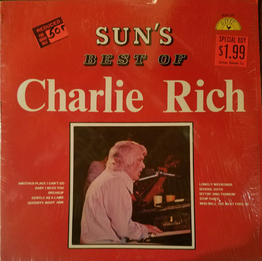 Charlie Rich : Sun's Best Of Charlie Rich (LP, Comp, Ter)