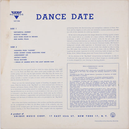 Joe Rene & Orchestra : Dance Date (LP, Album)