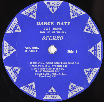 Joe Rene & Orchestra : Dance Date (LP, Album)