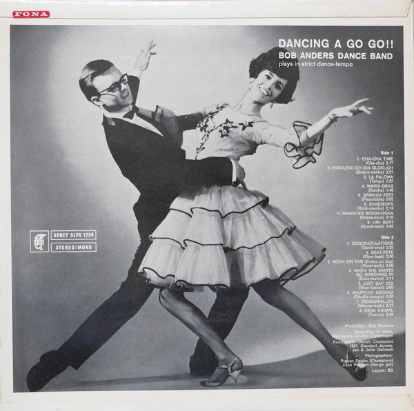 Bob Anders Orkester : Dancing A Go Go (LP, Album)