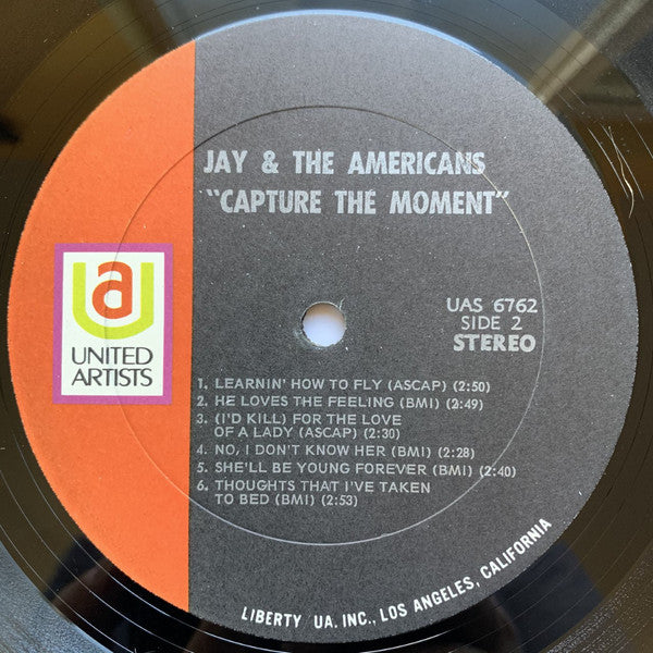 Jay & The Americans : Capture The Moment (LP, Album, All)