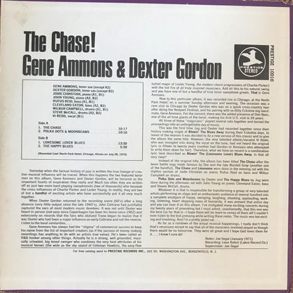 Gene Ammons & Dexter Gordon : The Chase! (LP, Album)