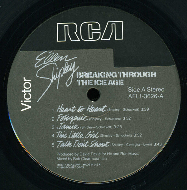 Ellen Shipley : Breaking Through The Ice Age (LP, Album, Ind)