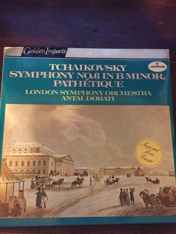 Pyotr Ilyich Tchaikovsky - Antal Dorati, The London Symphony Orchestra : Symphony No. 6 In B Minor, Pathetique (LP, RE)